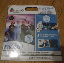 NEW Disney Frozen Doll Colorforms Jumbo On the Go Adventure 72 Colorforms fold