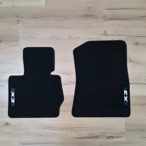 For BMW X3 2010-2017 4PCS Car Floor Mats Velour Carpets Black Waterproof - Picture 7 of 8