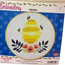 Design Works Crafts Inc Embroidery Kit “Bee Hive”