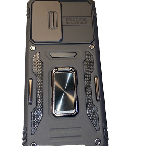 Heavy Dury Case For Galaxy Samsung S21 Ultra Black Ring Holder Screen Protector - 第 2/7 張圖片