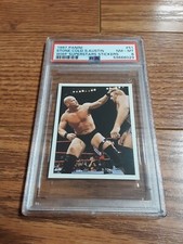 1997 Panini WWF Superstars Stone Cold Steve Austin Wrestling Sticker PSA 8 WWE