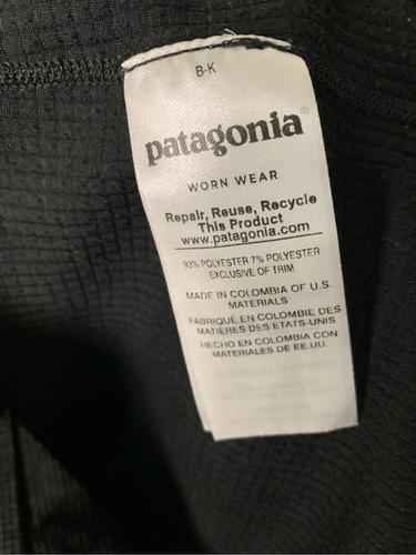 Camisa Patagonia Capilene 3 Peso Medio Capa Base Talla XXS Negra Manga Larga - Imagen 5 de 6