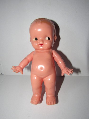 Vintage Irwin USA Kewpie Doll Hard Plastic Moving Arms 6-1/2" H - Picture 5 of 7