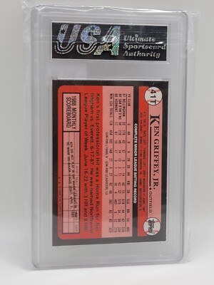 Ken Griffey Jr. 1989 Topps Traded #41T RC USA Graded MINT 9 | eBay