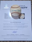 Mickey Mantle Boldly & Nicely signed baseball beckett BAS #6386