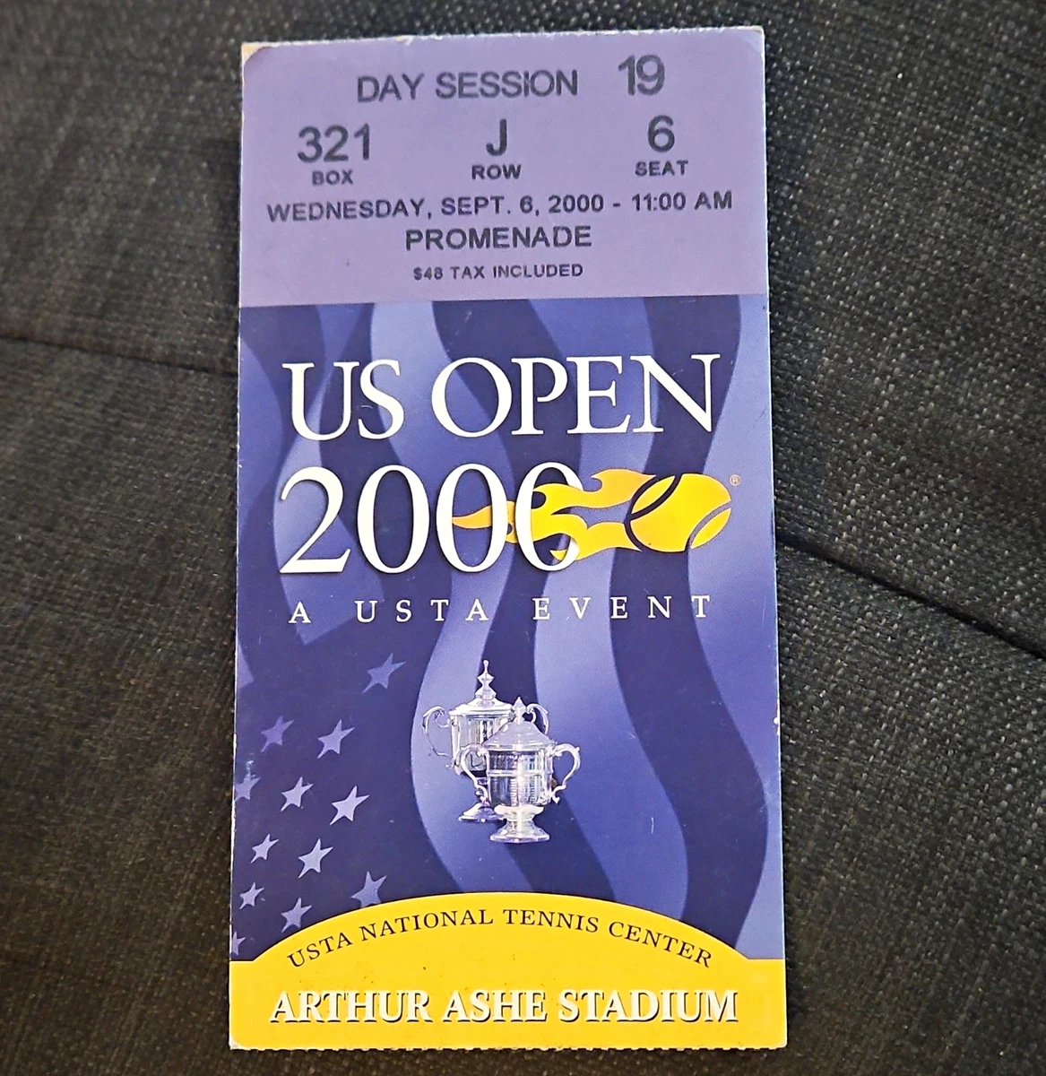 Tennis Vintage Sports Ticket Stubs for sale | eBay