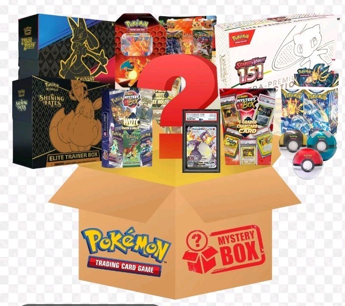 $500 Pokemon Mystery Box (Slabs boxes rare Cards  & More......(Fast Shipping)