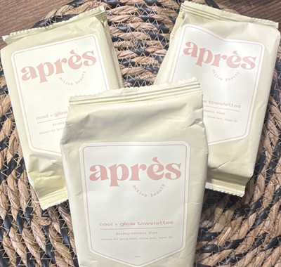 après active beauty Cool + Glow Towelette Facial Wipes Cucumber Biodegradable