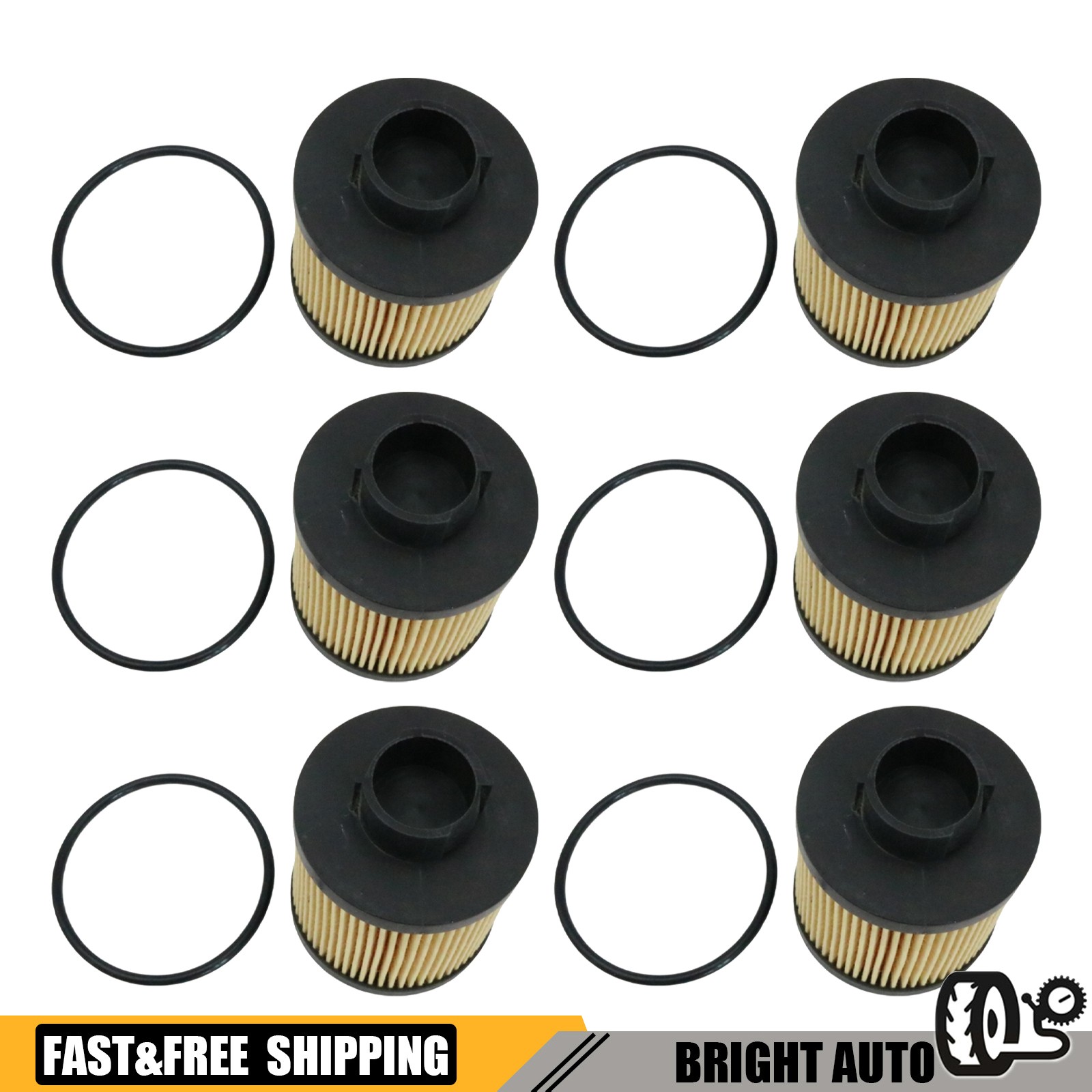 6X Oil Filter Fits 2004-2008 Lamborghini Gallardo 07L115561C USA