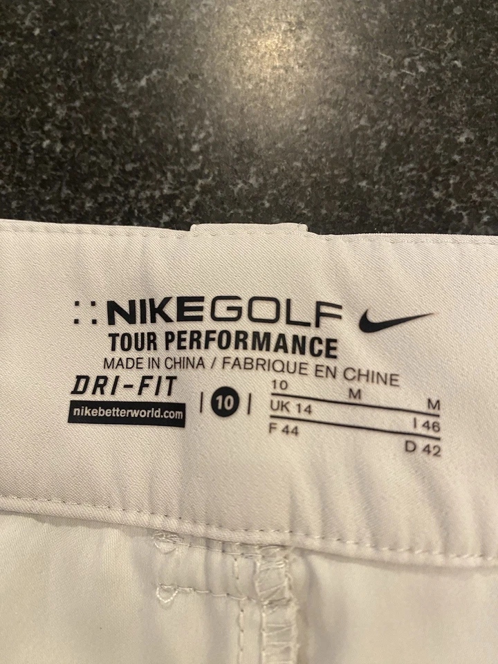 Nike Golf Tour Performance Talla 10 Dri Fit Caqui Beige Color Tostado Bolsillos ☼ Foto 4 de 4