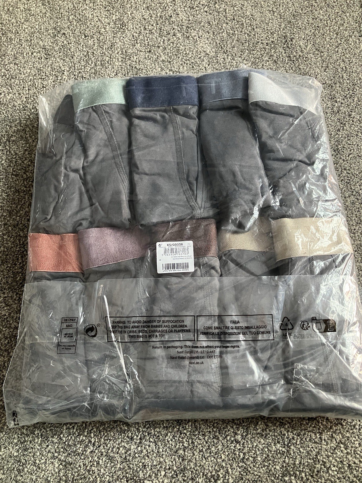 BNWT Next Men's Medium Trunks Boxers 10-Pack - Stylish Comfort image 3