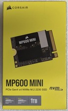 CORSAIR MP600 MINI 1TB PCIe x4 Gen4 NVMe M.2 2230 SSD CSSD-F1000GBMP600MN