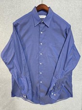 Brooks Brothers 1818 Regular Fit Men's Button Up Shirt 16-34/35 Blue Cotton