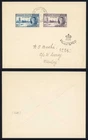 Falkland Is SG164/5 on a Registered Cover (Not FDC)