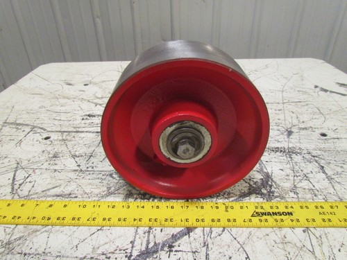 10"X4" Ductile Steel Caster Wheel Tapered Bearings 15000 Lb Capacity