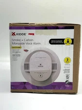 Kidde FireX Hardwired Smoke & Carbon Monoxide Detector 3-Pack | Voice Alarm