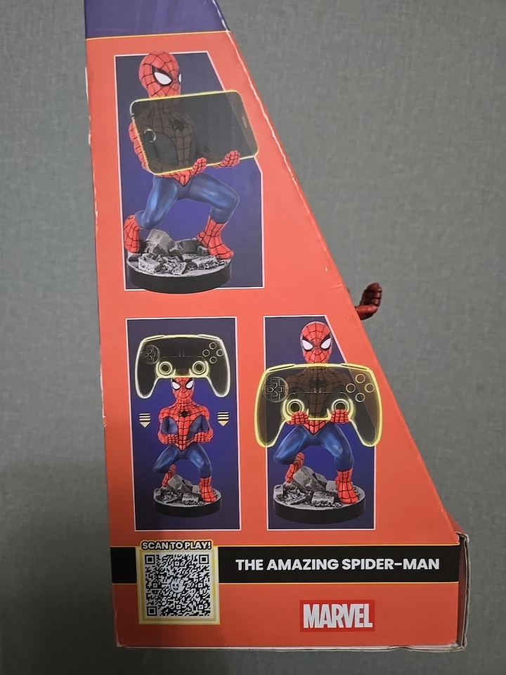 Marvel The Amazing Spider-Man Cable Guys Phone & Controller Holder, Rock Base - Image 4 of 4