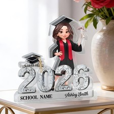 Personalized Graduation Acrylic Plaque, Class...
