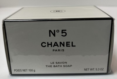 NO. 5 CHANEL PARIS FRANCE LE SAVON THE BATH SOAP BAR 5.3oz SEALED Box Free Ship