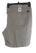 NWT DOCKERS Mens B T Tech Cargo Shorts 48 Taupe Sand MSRP 60