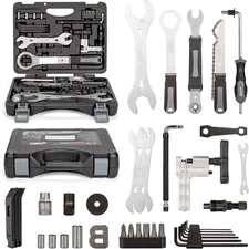 Bicycle Tool Set - Bike Repair Kit with Carry Case - Bike Maintenance Tools for 