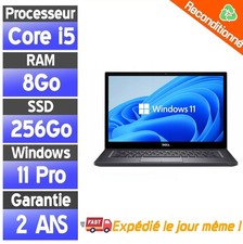 Dell ☑️⭐☑️Dell Latitude 7480 - Intel Core i5 - SSD 256Go - Ram 8Go - Win 11☑️⭐☑️