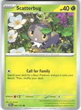 Scatterbug 005/191 Surging Sparks SSP NM Pokemon Card TCG