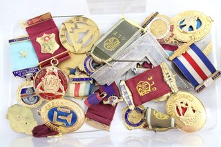 Mixed Masonic & RAOB Jewels Inc 1622 Rose Chapter 1942 Etc