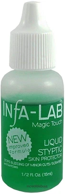 Infa-lab MAGIC TOUCH Liquid Styptic Nails Stop Bleeding Skin Protector 15ml