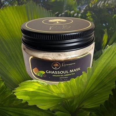 NEW!! Renaissance de Beaute ~ Ghassoull Mask, Argan Oil & Green Tea  