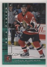 2001-02 ITG Be A Player Memorabilia Emerald 10/10 Shawn McEachern #81 7ez