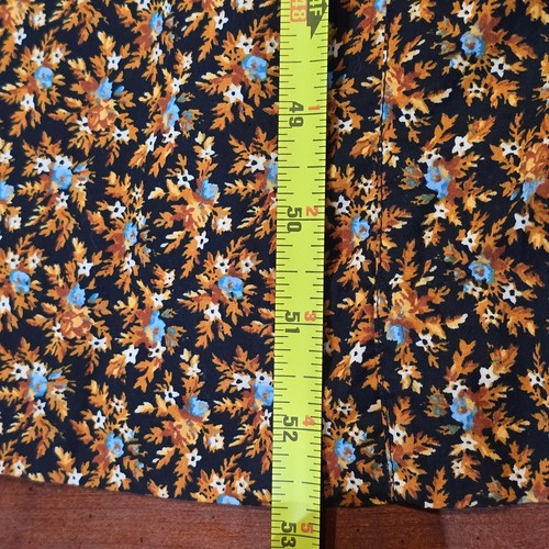 DÔEN 100% Bio Baumwolle Blumen Maxikleid Puffärmel Boho Prärie Cottagecore - Bild 12 von 15
