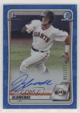 Jimmy Glowenke Bowman 2020 Blue Refractor /150 Auto