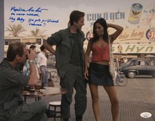 Papillon Soo Soo Signed 11x14 Full Metal Jacket You got Girlfriend Vietnam? JSA
