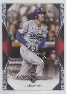 2024 Topps Transcendent Collection VIP Party 15/25 Freddie Freeman #62 5uu
