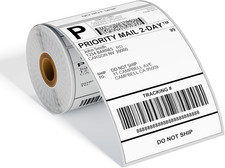 4X6 Thermal Labels, Shipping Address Label Pack of 250 4X6 Roll Labels - Compa