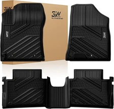 3W Floor Mats & Cargo Liner For Hyundai Kona 2024-2026 (Gas Models Only) Car Mat