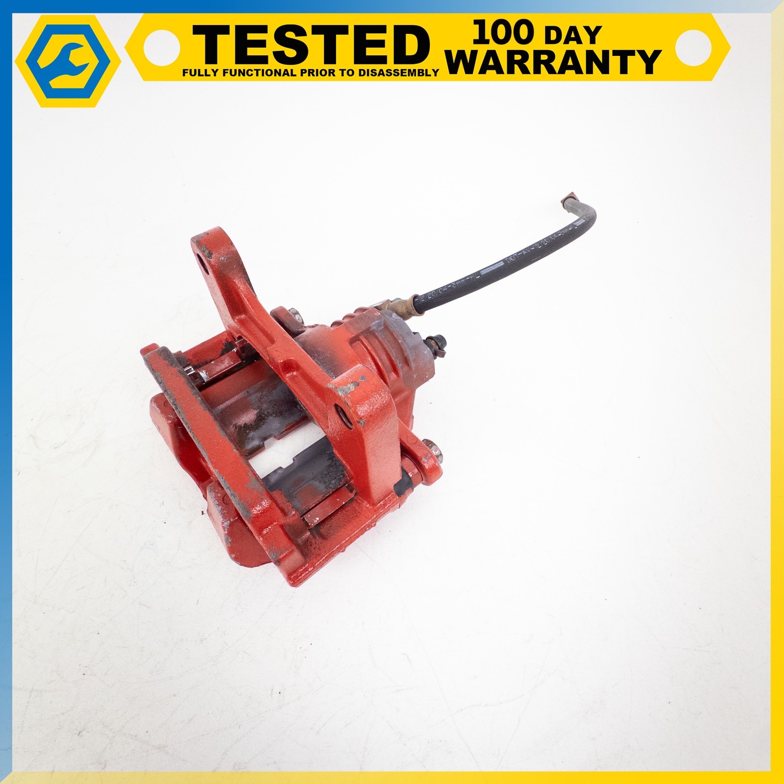 05-13 CHEVROLET CORVETTE C6 REAR RIGHT SIDE DISC BRAKE CALIPER RED OEM