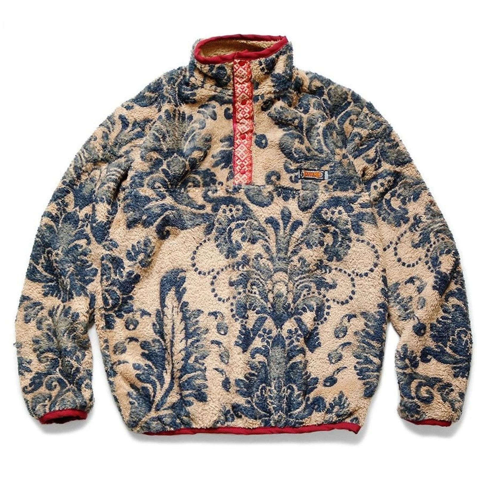 KAPITAL damask light fleece blouson beige snap t pullover 4 - product detail image 9