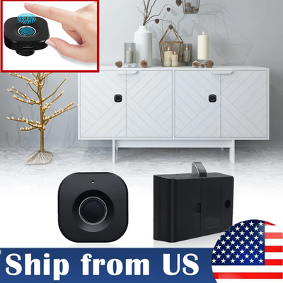 Smart Biometric Fingerprint Cabinet Lock Keyless Drawer Lock for Home/Office US