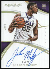 2015 Immaculate Collection #378 JORDAN MICKEY Gold Autograph Rookie Auto #05/25