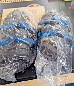 Teeter XL EZ-Up Gravity Boots Black & Blue Adjustable Fitness Inversion System A