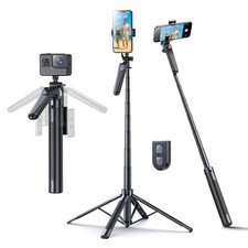 Selfie Stick Tripod,71" Tripod for iPhone,360 Rotation with Wireless Remote,P...