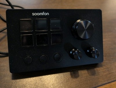 SOOMFON Stream Controller SE 6 Key LCD Macro Deck for OBS Twitch PC Mac
