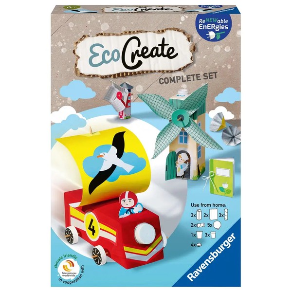 Ravensburger Ecocreate 18449 – Renewable Energies – Diy Bastelset Fü-image