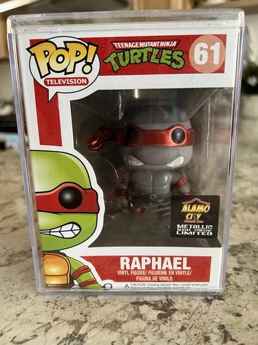 Funko Pop! Television - TMNT #61 Raphael Alamo City Comic Con Grayscale 1/500