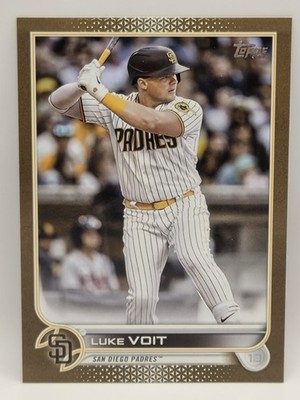 2022 Topps Update Series - Luke Voit #US36 Gold /2022 San Diego Padres