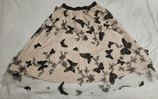 Ladies/Girls Apricot Butterfly Skirt Size M