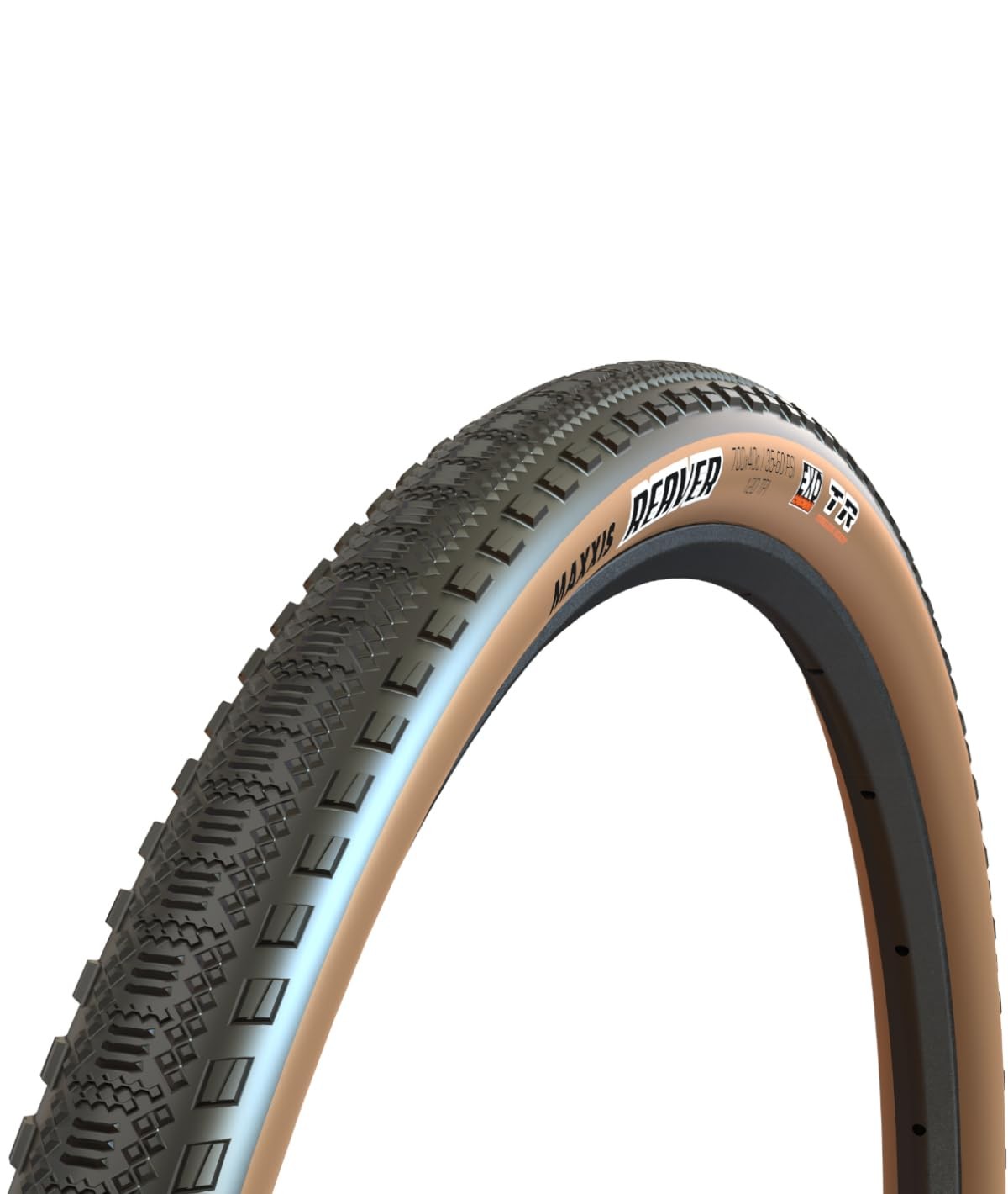 Maxxis Reaver 700 x 40C 120 TPI Folding Dual Compound EXO Tubeless Tanwall