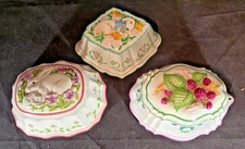 Set of 3 Franklin Mint Le Cordon Bleu Jello Molds